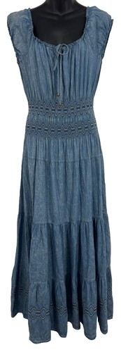 Women's Sleeveless Corset Denim Midi Dress - Universal Thread | eBay Women's Sleeveless Corset Denim Midi Dress - Universal Thread | eBay