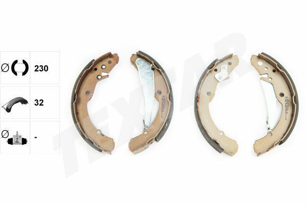 Textar 91052400 Textar Bremsbackensatz FüR Seat Skoda Streetscooter VW-image