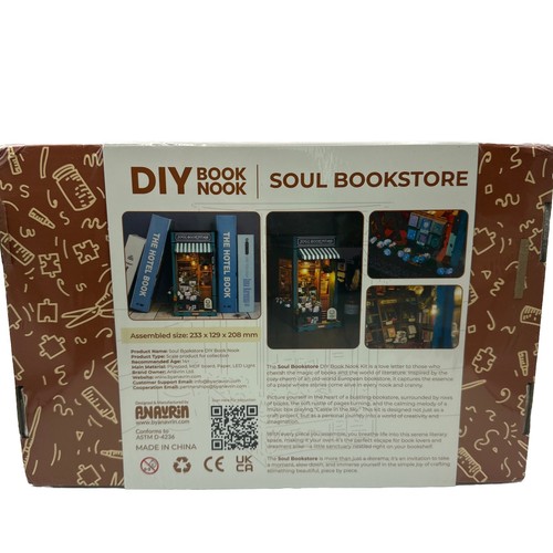 Anavrin Soul Bookstore DIY Book Nook NIB Sealed - Picture 3 of 3