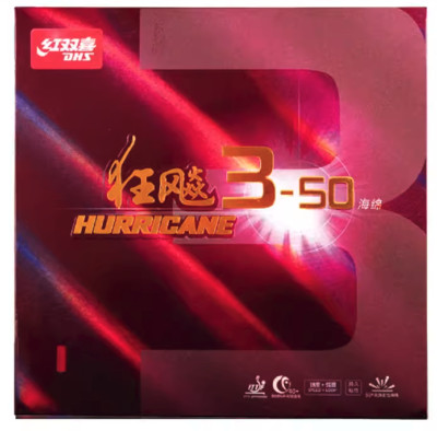 DHS Hurricane 3-50 Tischtennisbelag