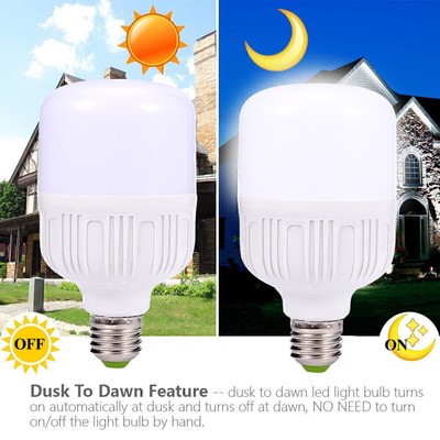 12/15W LED Lampe E27 B22 Birne mit Radar Bewegungsmelder Glühbirne Leuchtmittel
