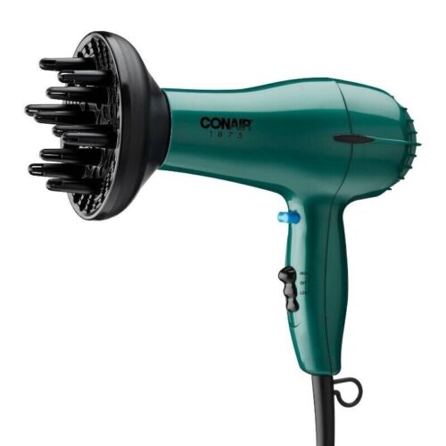 INFINITIPRO BY CONAIR SmoothWrap Hair Dryer, Diffuser, Less Frizz, Green