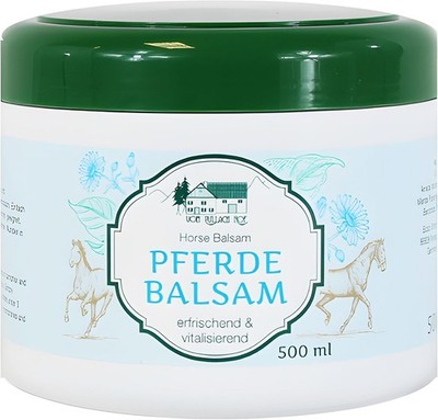 PFERDEBALSAM 500ml kühlend Pferdegel Sportgel Pferdesalbe Creme Balsam Gel 06