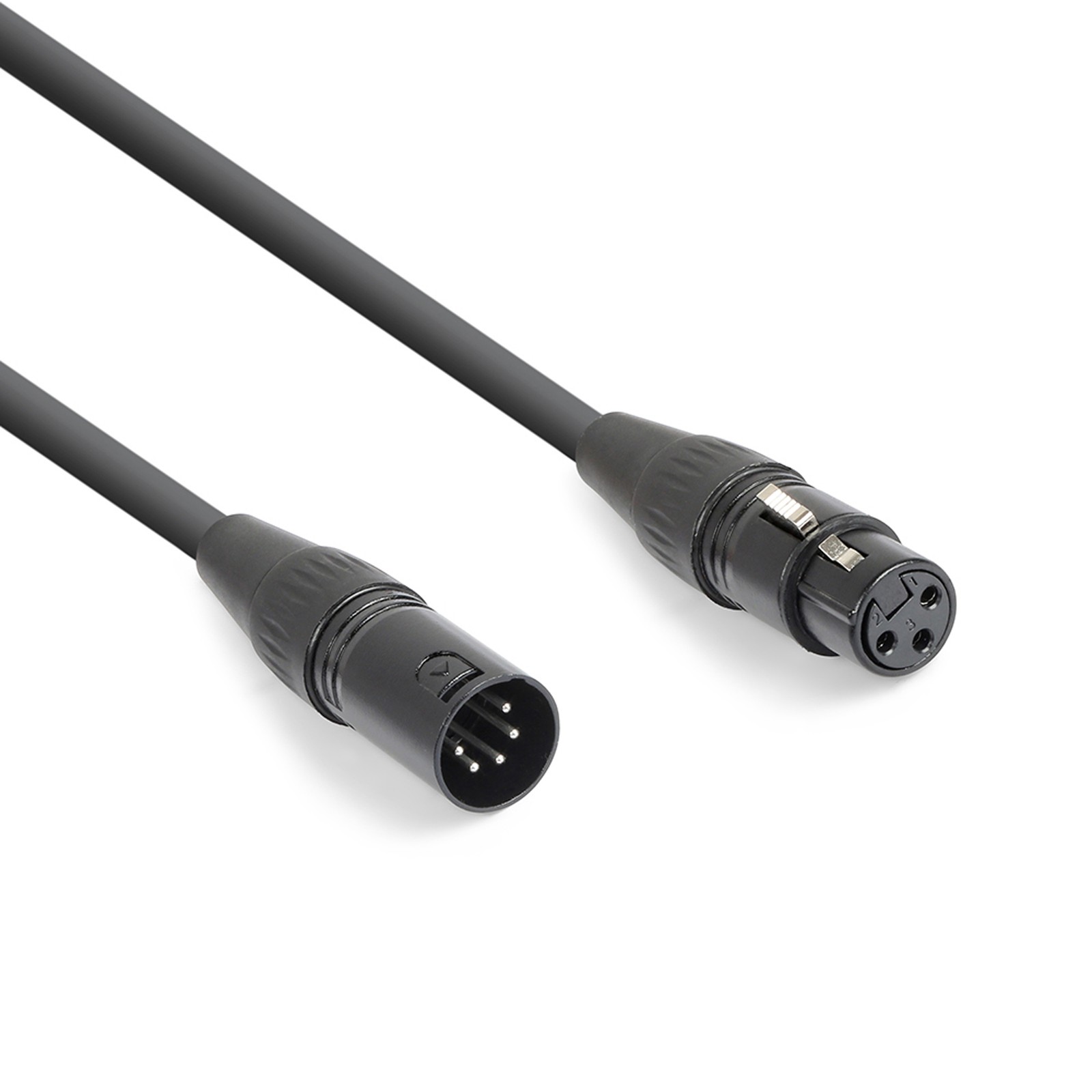 Power Dynamics 177.944 DMX Adapter - 3-Pin Female to 5-Pin Male Converter