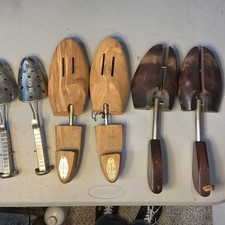 Lot Of 6 Florsheim, Rochester Shoe Tree Co  ECKO USA shoe keepers - Sz S, M  L