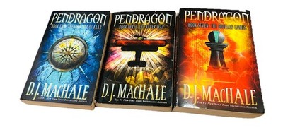Pendragon 3 Book Lot- Book Two, Book Three, Book Seven ( By DJ Machale ) 