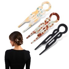 3 Pcs Hair Pin, New Elegant French Twist U-Shaped Hairpin, Prestige Hairpin, ...
