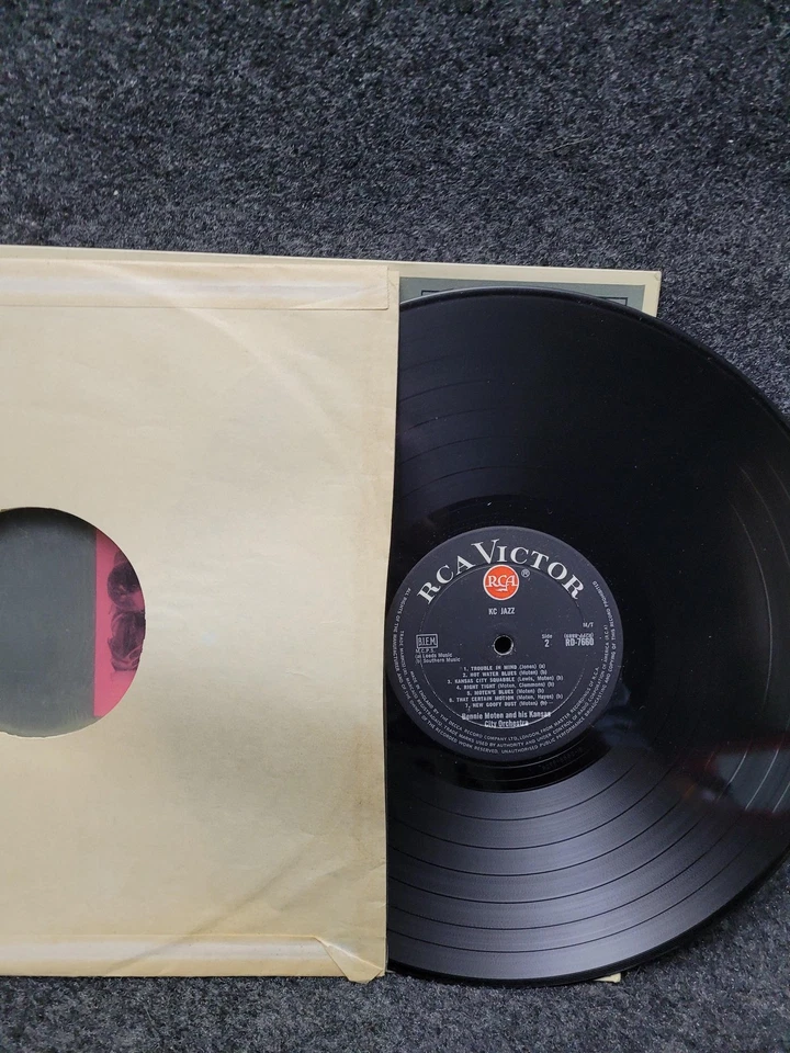 Vintage Bennie Moten K.C. Jazz Vinyl Record Kansas City Orchestra RCA RD-7660 - Image 4 of 4