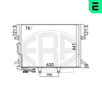 Era Kondensator Klimaanlage 667033 FüR Mercedes Klasse W211 Model S211 Cls C219