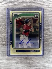 2024 Donruss Optic Baseball Jace Jung Rated Prospect 1/1 Gold Superfractor Auto