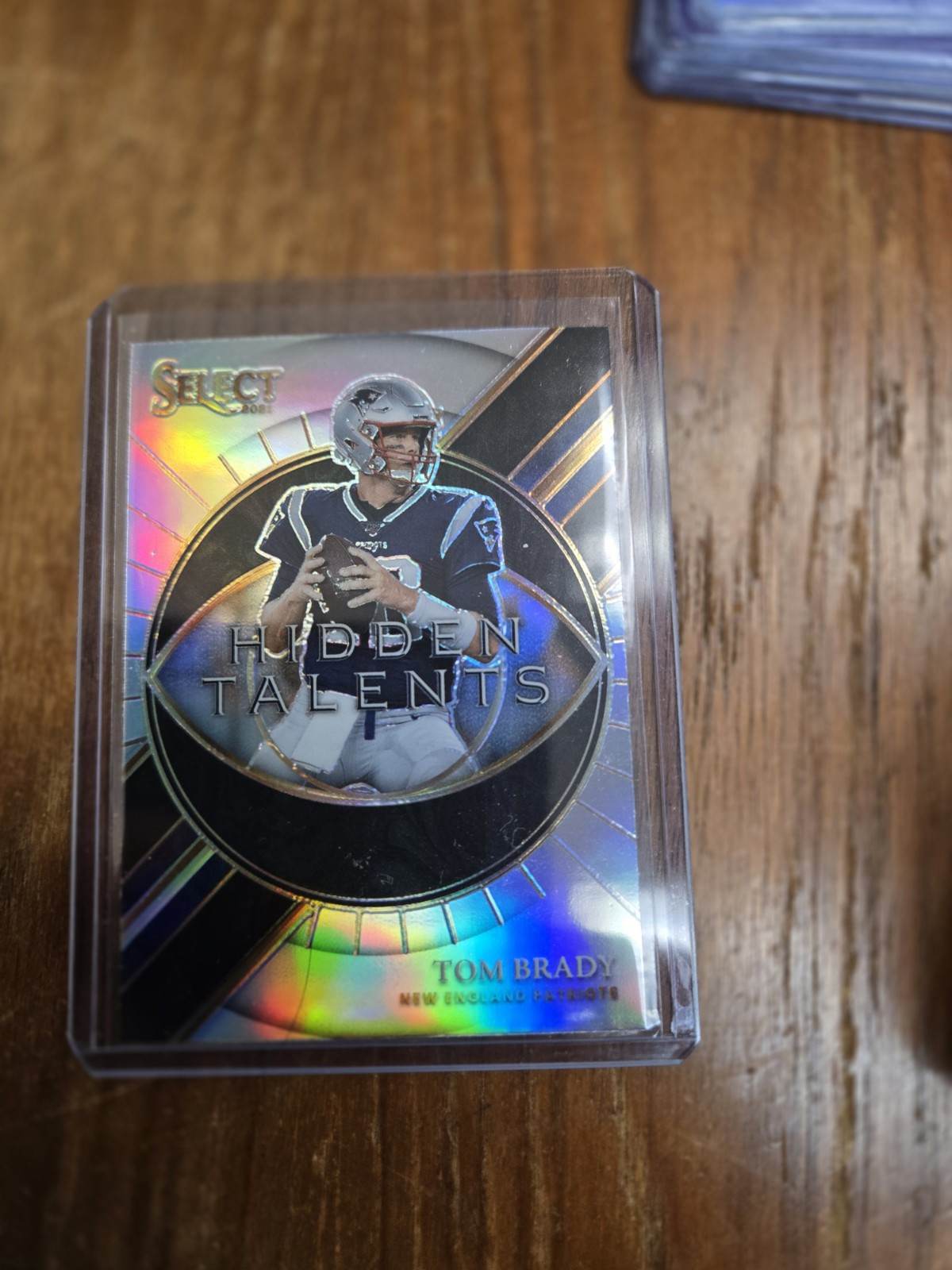 2021 Select Hidden Talents Silver refractor Tom Brady HT-1