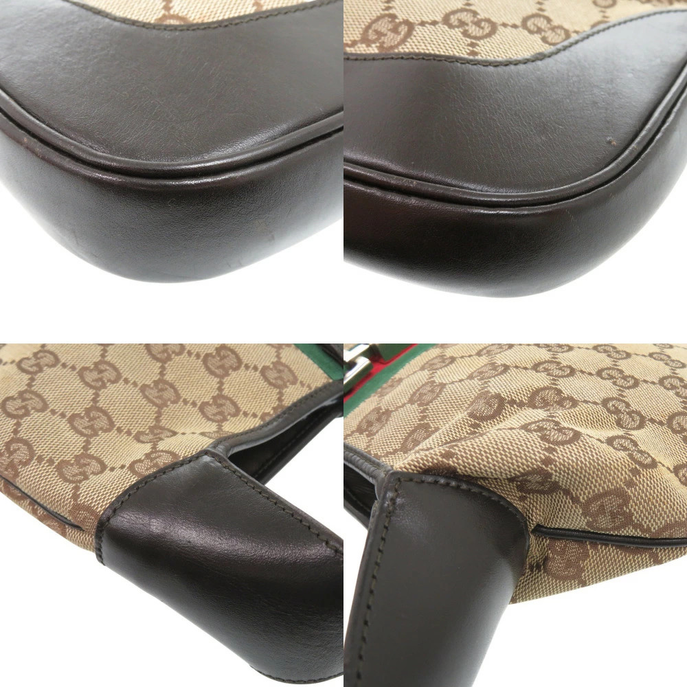 Gucci Authentic 001 3306 3444 One Shoulder Jackie Line Bag Ggcanvas *Feb3730 thumbnail 8