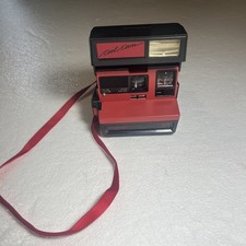 Vintage Polaroid 600 Cool Cam Instant Film Camera - Red  Black