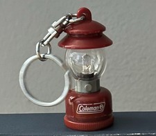 VINTAGE COLEMAN LANTERN MINI KEY CHAIN  2 X 1