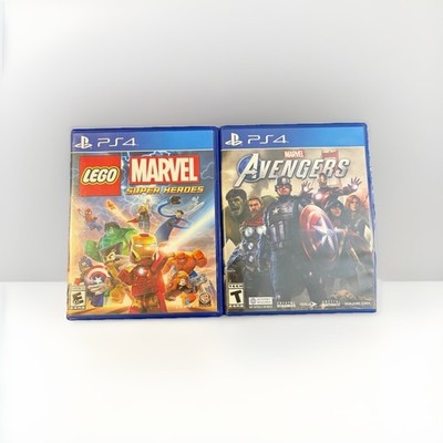 PS4 Game Lot LEGO Marvel Super Heroes Avengers 2 Games Tested