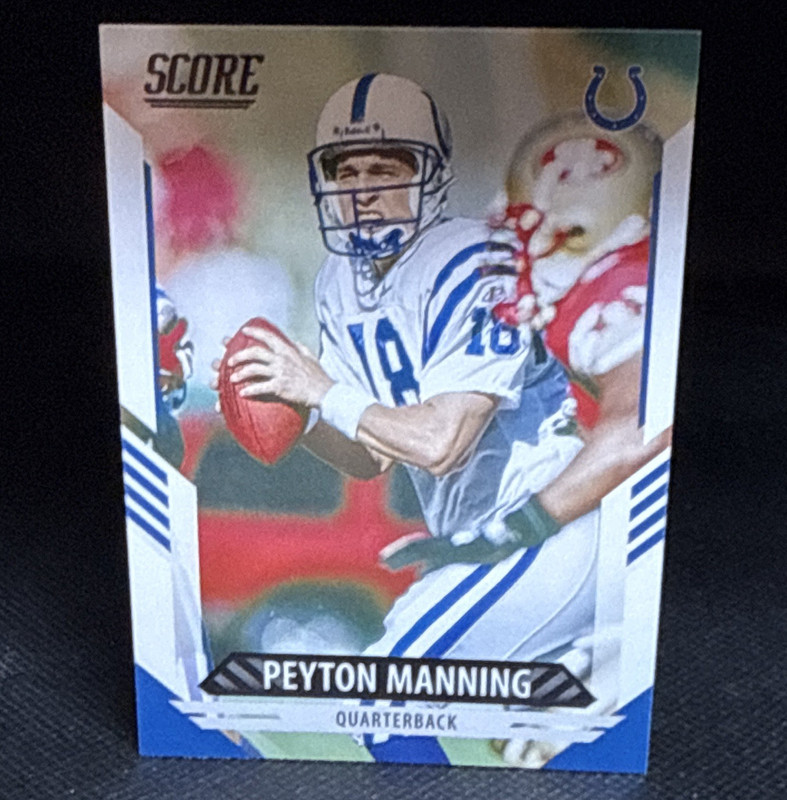 2021 Score Peyton Manning #170 Indianapolis Colts NFL Football Base Set Card