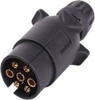 Poliger AnhäNgerstecker 12V Kunststoff Adapter N-Typ LKW Wohnmobil Auto Boot...