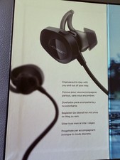 Bose SoundSport Wireless Bluetooth In-Ear Headphones Black Built-In Mic