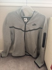 Nike Tech Sweatsuit Grey Black Medium Hoodie and Joggers Set