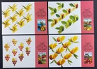 1987 Set (4) Fruit In Australia Maxi Maximum Cards Australian Maxicards
