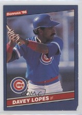1986 Donruss Davey Lopes #388 te2