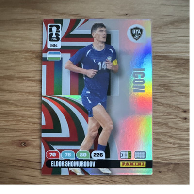 Panini FIFA WM 2026 ICON Eldor Shomurodov #504 Fußball Trading Card