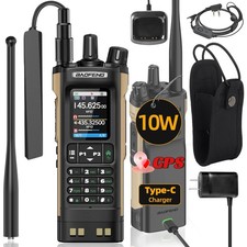 Digital Handheld Radio Scanner Fire Police VHF FM EMS Ham 2 Way Transceiver Dual