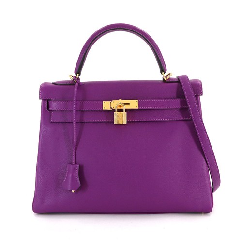 HERMES Kelly 32 Ever Color Anemone 2way Hand Shouder Bag 90314538
