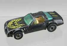 Vintage 1977 Hot Wheels Hot Ones THO Diecast Black Hot Bird Firebird Trans Am HK