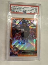 2018 Bowman Chrome Rookie Autographs Miguel Andujar /25 PSA 10 🔥🔥