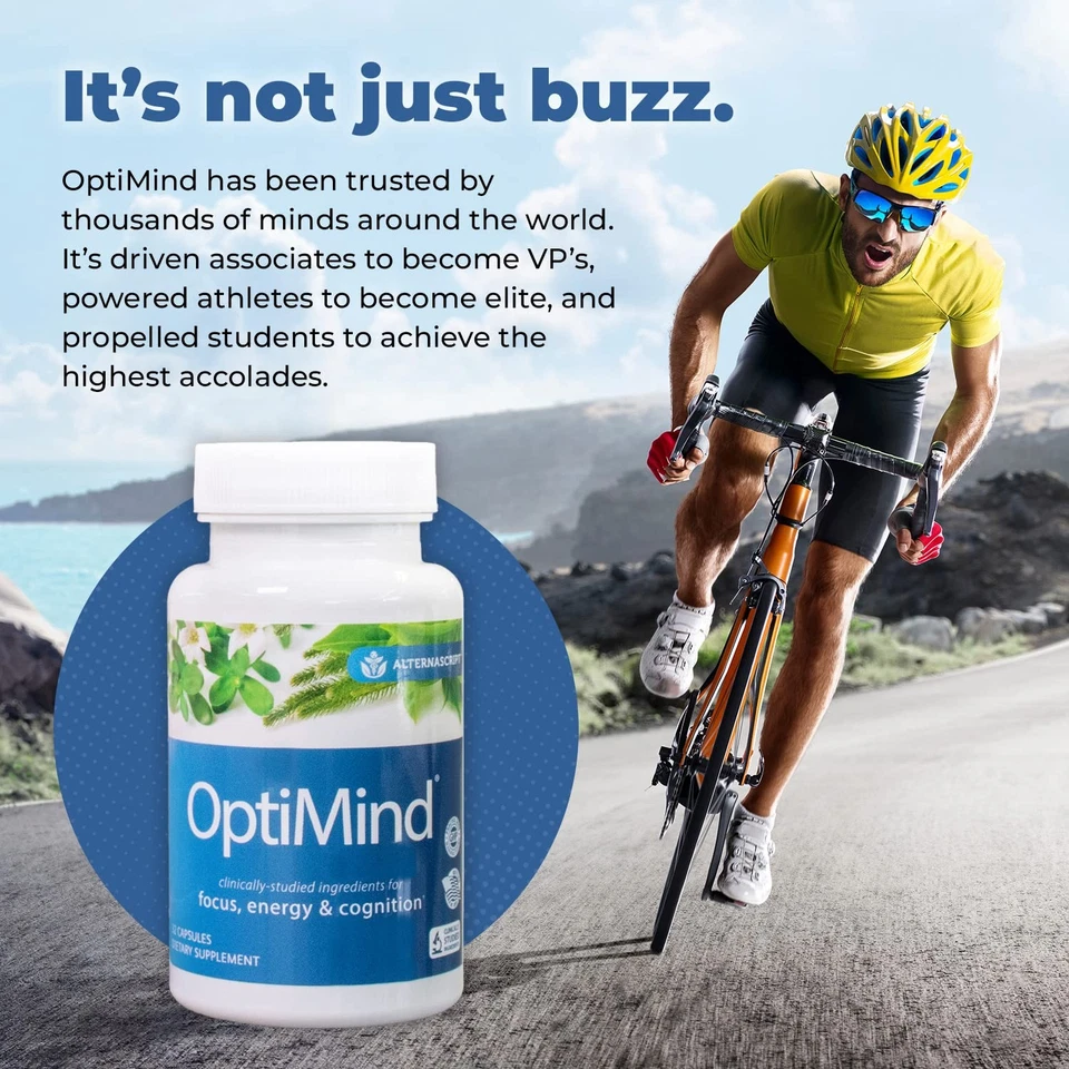 Optimind Nootropics Brain Booster Supplement | Mejorar el enfoque y la cognición Im... Foto 4 de 4