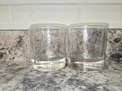 Jack Daniels Whiskey Drinking Glasses. Lot Of 4.