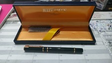 Waterman Ideal Nero-Oro penna stilografica con scatola originale mai usata