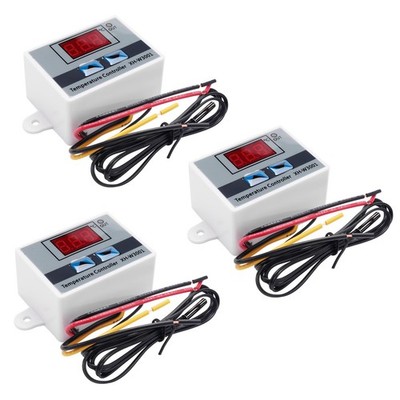 3 StüCke XH-W3001 Digitales LED Temperatur Regler  Digitaler Thermosta4872
