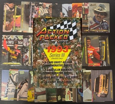1993 Action Packed NASCAR Racing Trading Cards Complete Your Set U Pick Gordon