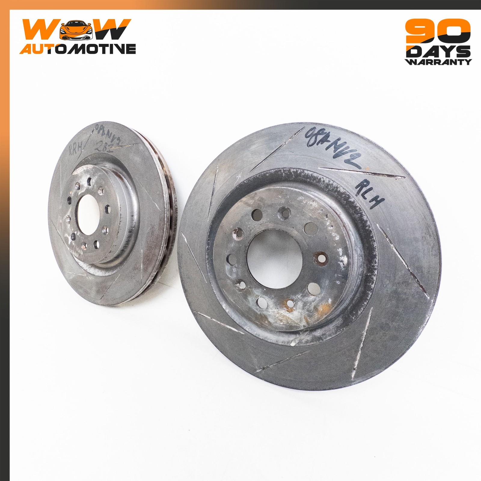 05-16 ASTON MARTIN DB9 V8 VANTAGE DB9 REAR RIGHT LEFT BRAKE DISC ROTOR SET OEM