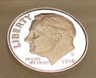 2014 S  Ultra Cameo Gem  Proof  "EYE CANDY" Dime 90% Silver Blazing Luster  #107