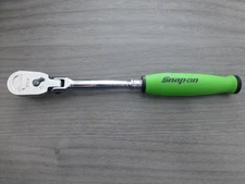 -New- Snap-on FHCLF72 3/8" 72 Tooth Soft Grip Long Compact Flex Head Ratchet
