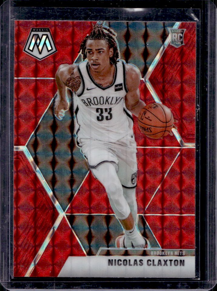 2019-20 Mosaic Nicolas Claxton RC Red Rookie #236