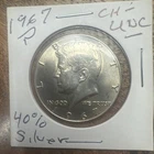 1967 Kennedy Half Dollar 40% Silver Choice BU Brilliant Uncirculated US Coin