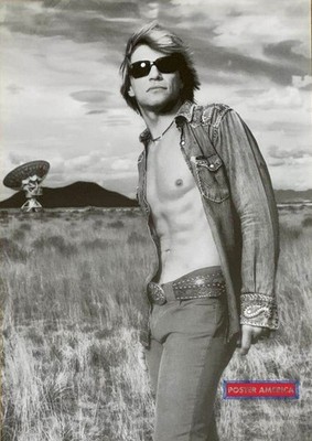 662130 Jon Bon Jovi Black & White Vertical Shotyoung Jon Bon Jov Poster