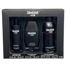Drakkar Noir Guy Laroche Set - EDT Spray 3.4 oz Deodorant After Shave