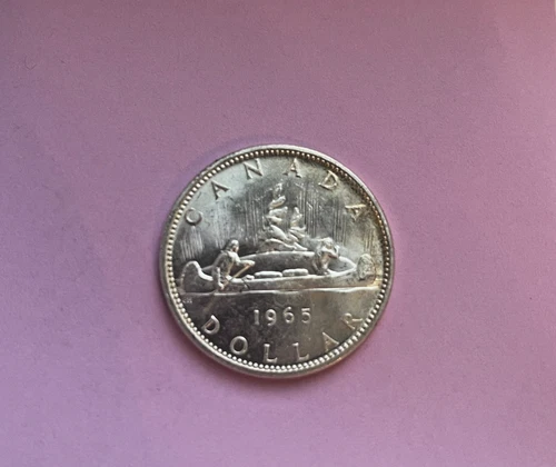 1965 CANADIAN SILVER DOLLAR   UNCIRCULATED