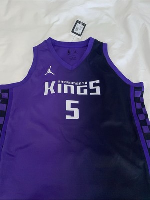 FOX DE AARON Sacramento Kings 5 Dri Fit Jersey Size XL 18/20 Youth NWT