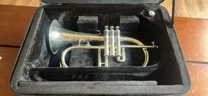 Silver Plated Model 650 King Flugalhorn Instrument (Lightly Used, includes case)