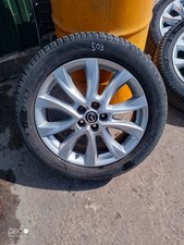 Mazda Cx-5 19" Inch Alloy Wheel & Tyre 225/55r19 5 Double Spoke Mk1 2012-2016 