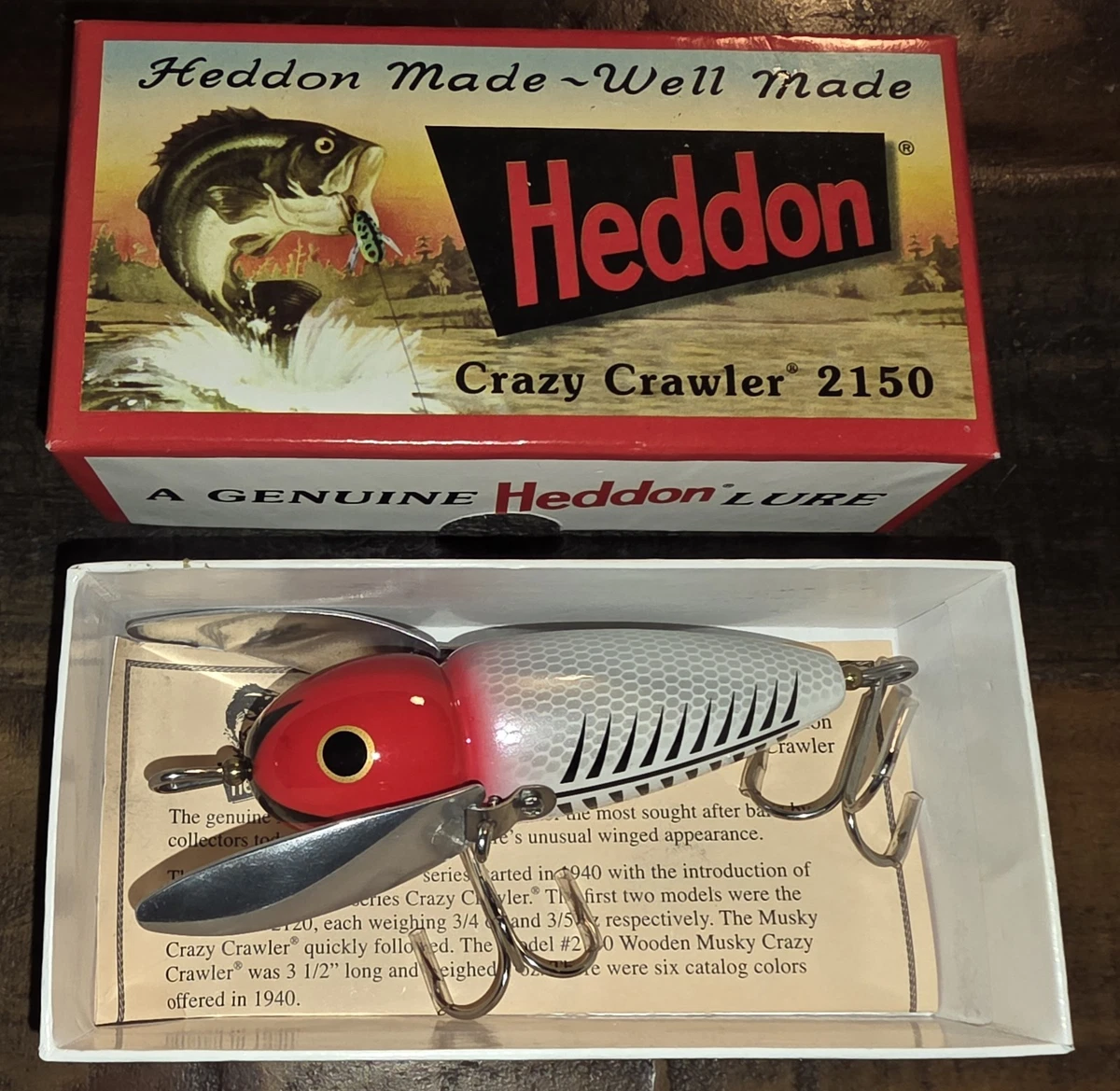 Heddon Muskie Vintage Fishing Lures for sale | eBay