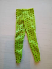 Vintage Barbie & The Rockers Diva Doll Neon Green Star Leggings #3159  1986