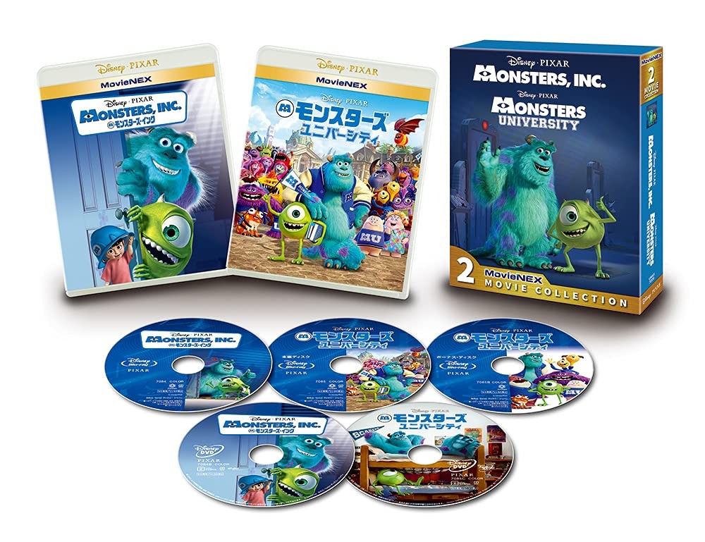 Disney - Monsters, Inc. MovieNEX 2 Movie Collection [3Blu