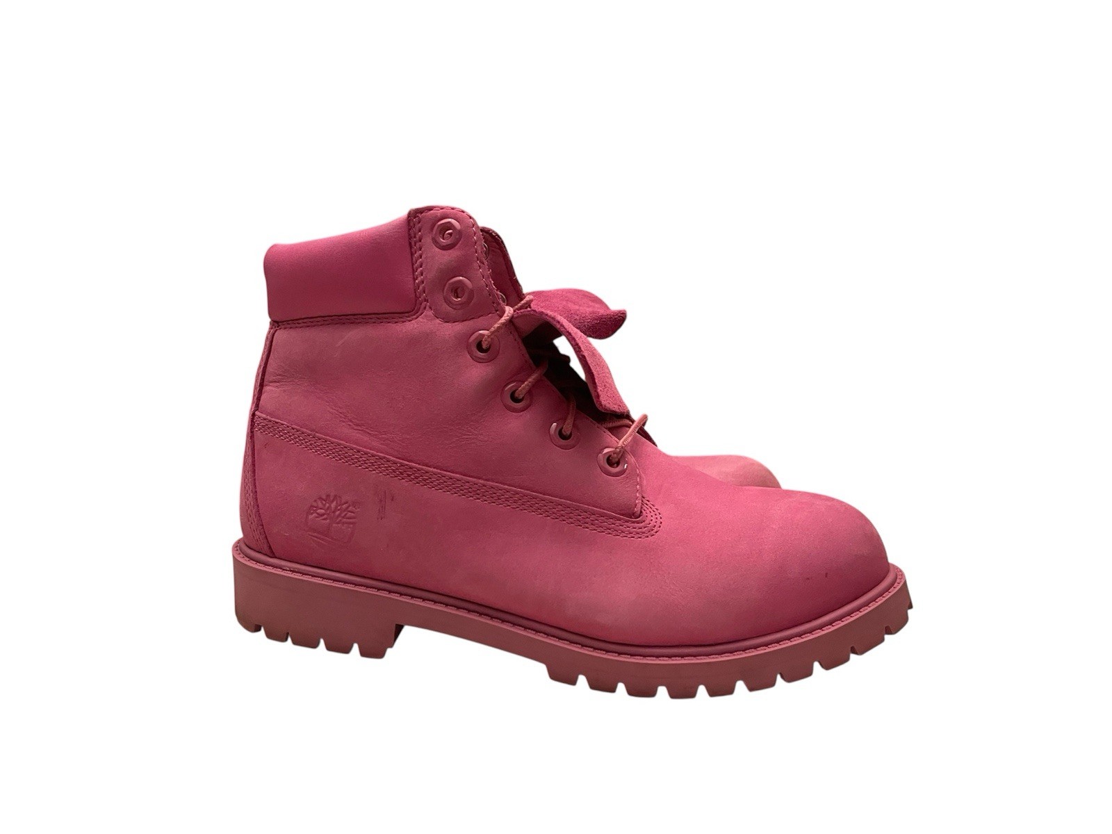 SAOLA Stivali Timberland rosa nabuk bambina 7 suola rosa